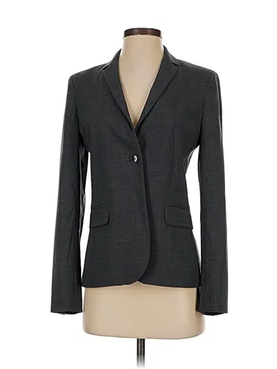 Pre-owned Calvin Klein Wool Blazer Jacket In Gray