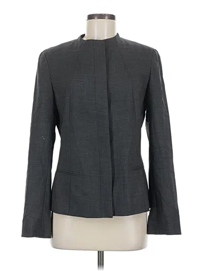 Pre-owned Calvin Klein Wool Blazer Jacket In Gray