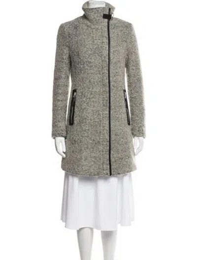 Pre-owned Calvin Klein Wool Coat In Neutral