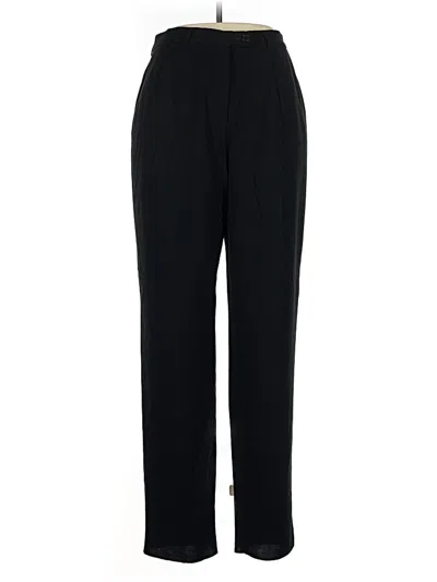 Pre-owned Calvin Klein Wool Pants In Black