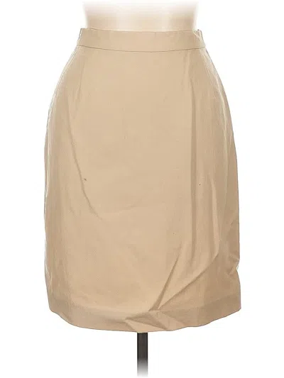 Pre-owned Calvin Klein Wool Skirt In Brown
