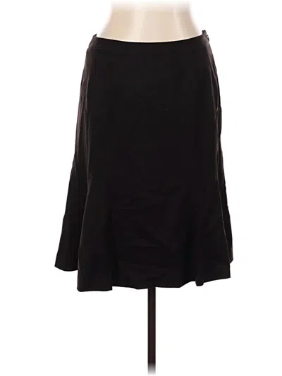 Pre-owned Calvin Klein Wool Skirt In Brown