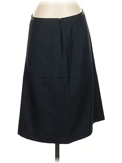 Calvin Klein Wool Skirt In Gray