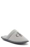 Calvin Klein Xenith Slipper In Light Grey/dark Grey