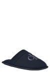 Calvin Klein Men's Xenith Round Toe Slip-on Slippers In Navy/navy