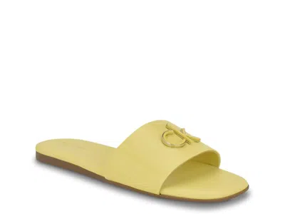 Calvin Klein Yancie Sandal In Yellow