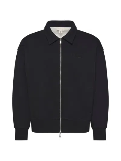 Calvin Klein Zip Boxy Jacket In Black