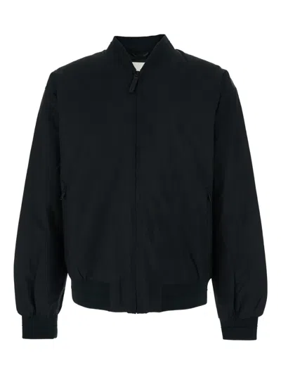 Calvin Klein Zip-fastening Bomber Jacket In Black