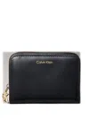 Calvin Klein Zip-fastening Leather Wallet In Multi