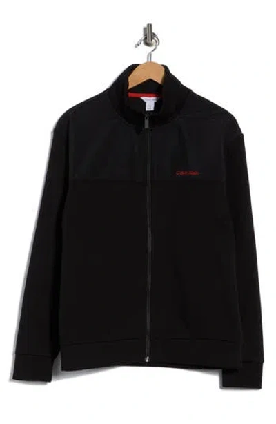 Calvin Klein Zip Jacket In Black
