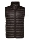 Calvin Klein Zip Quilted Gilet In Black