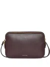 Calvin Klein Zip Shoulder Bag In Brown