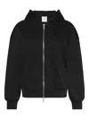 Calvin Klein Zip-up Hoodie In Black