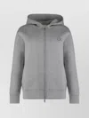 Calvin Klein Zip-up Hoodie With Hood And Pockets
