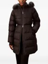 Calvin Klein Zipped-up Coat In Black