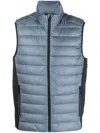Calvin Klein Zipped-up Padded Gilet In Grey