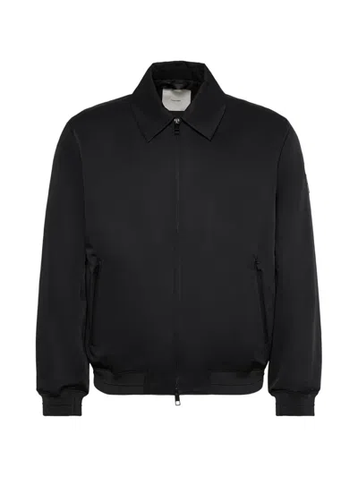 Calvin Klein Zip-up Collared Jacket In Black