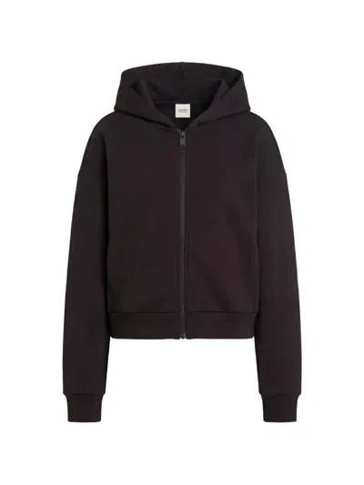 Calvin Klein Zip-up Hoodie In Black