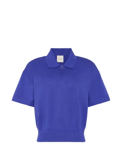 Calvin Klein Zip-up Jumper In Blue