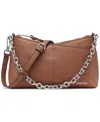 Calvin Klein Zoe Chain Mini Crossbody Bag In Caramel