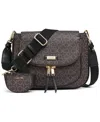Calvin Klein Zulle Crossbody In Brown Khaki,black