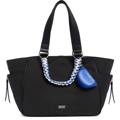 Calvin Klein Zulle Tote In Black/ Silver