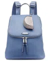 Calvin Klein Zulle Zip-around Backpack With Signature Hang Off In Blue Multi