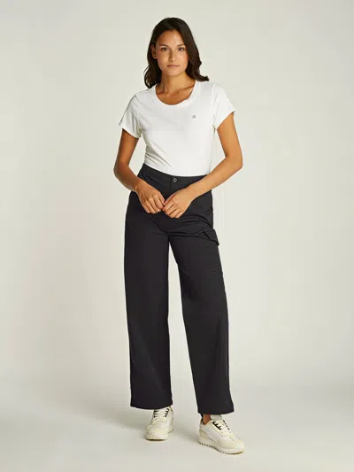 Calvin-klein-jeans Pants Cargo Woman Calvin Klein Jeans In Black