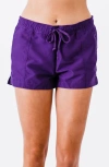 Calypsa 2"-3" Board Shorts In Purple