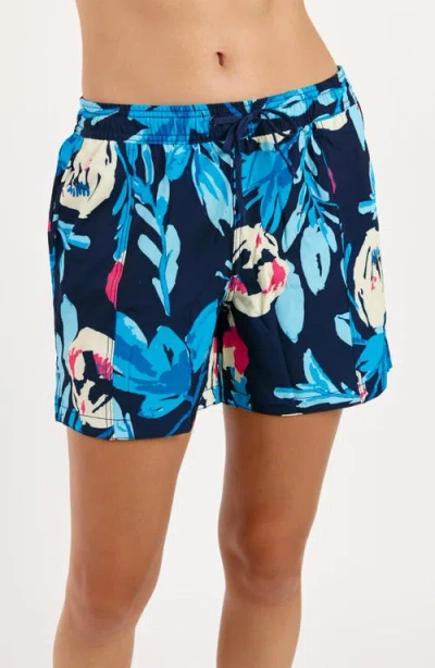 Calypsa 4" Board Shorts In Multi