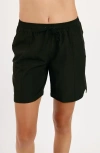 Calypsa 7" Board Shorts In Black