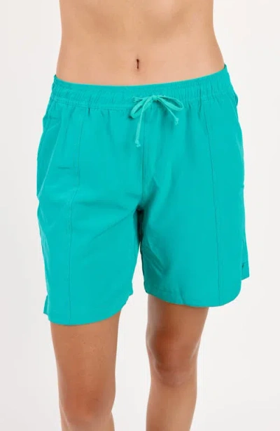 Calypsa 7" Board Shorts In Blue