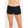 Calypsa Plus Size Boyshorts In Black