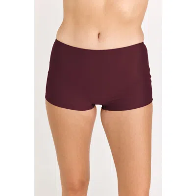 Calypsa Boyshorts In Wine