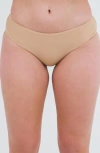 Calypsa Full Coverage Bikini Bottom In Honey