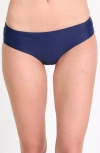 Calypsa Full Coverage Bikini Bottom In Blue