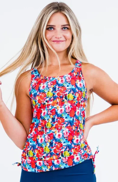 Calypsa Maya Tankini Swim Top With Built-in Bra