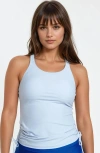 Calypsa Maya Tankini Swim Top With Built-in Bra In Blue