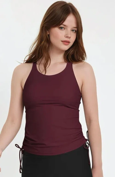 CALYPSA CALYPSA MAYA TANKINI SWIM TOP WITH BUILT-IN BRA