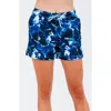 Calypsa Plus Size 4" Board Shorts