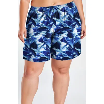 Calypsa Plus Size 7" Board Shorts