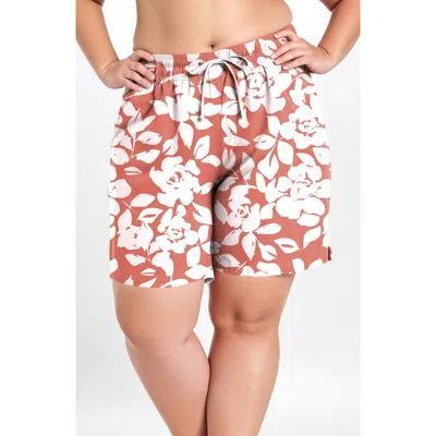 Calypsa Plus Size 7" Board Shorts