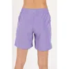 Calypsa Plus Size 7" Board Shorts In Purple