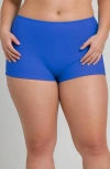 Calypsa Plus Size Boyshorts In Blue