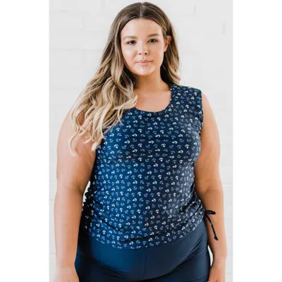 Calypsa Plus Size Closed Back Maya Swim Top