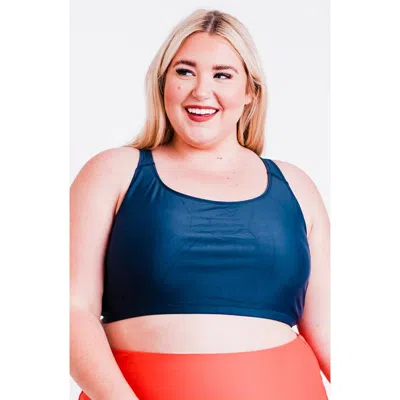 CALYPSA CALYPSA PLUS SIZE RACERBACK SWIM BRA