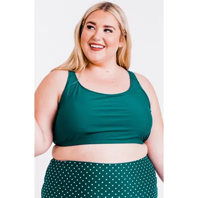 CALYPSA CALYPSA PLUS SIZE RACERBACK SWIM BRA