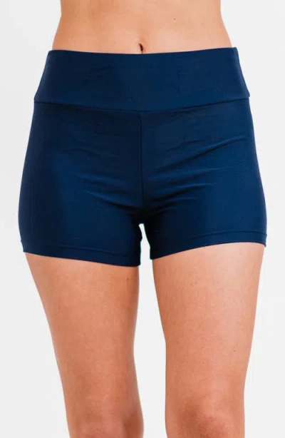 Calypsa Swim Shorts In Blue