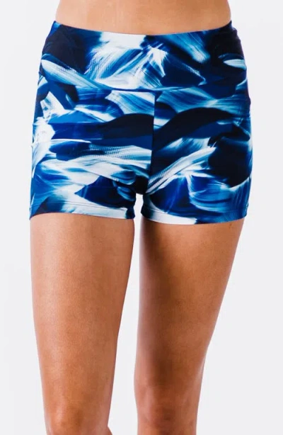 Calypsa Swim Shorts In Blue