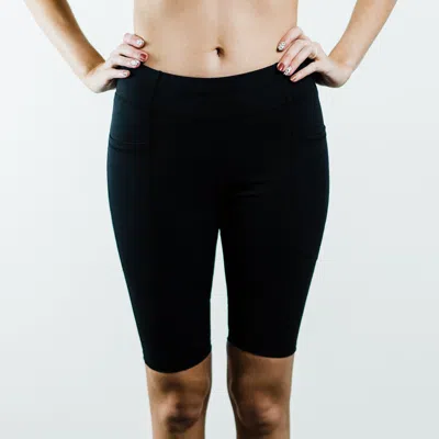 Calypsa Women's 11" Bike Shorts In Black
